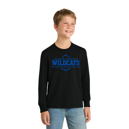 Port & Co™ Youth Long Sleeve Core Cotton Tee PC54YLS