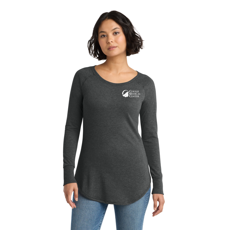 District Women's Perfect Tri Long Sleeve Tunic Tee. DT132L