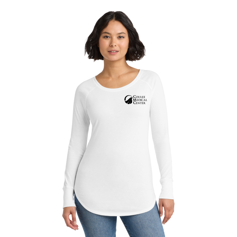 District Women's Perfect Tri Long Sleeve Tunic Tee. DT132L