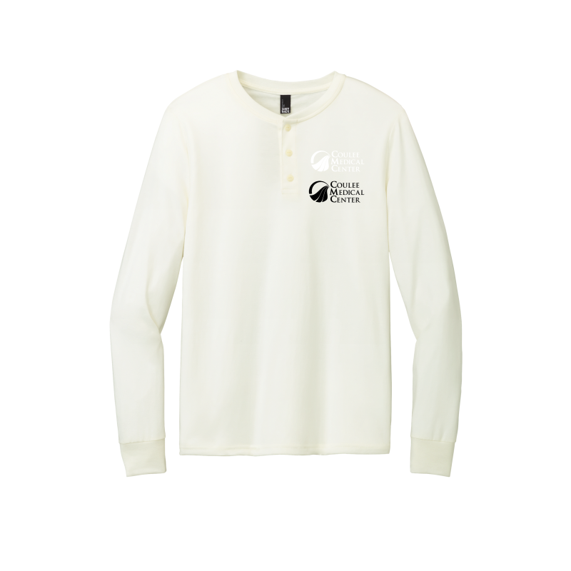 District Perfect Tri Long Sleeve Henley DT145