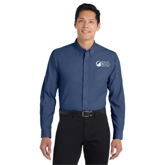 Port Authority Crosshatch Easy Care Shirt. S640