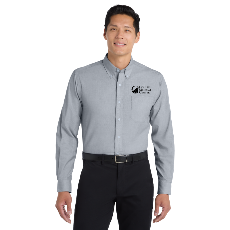 Port Authority Crosshatch Easy Care Shirt. S640